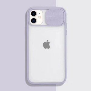 Lilac Purple Camera Lens Protection Phone Case for iPhone 11